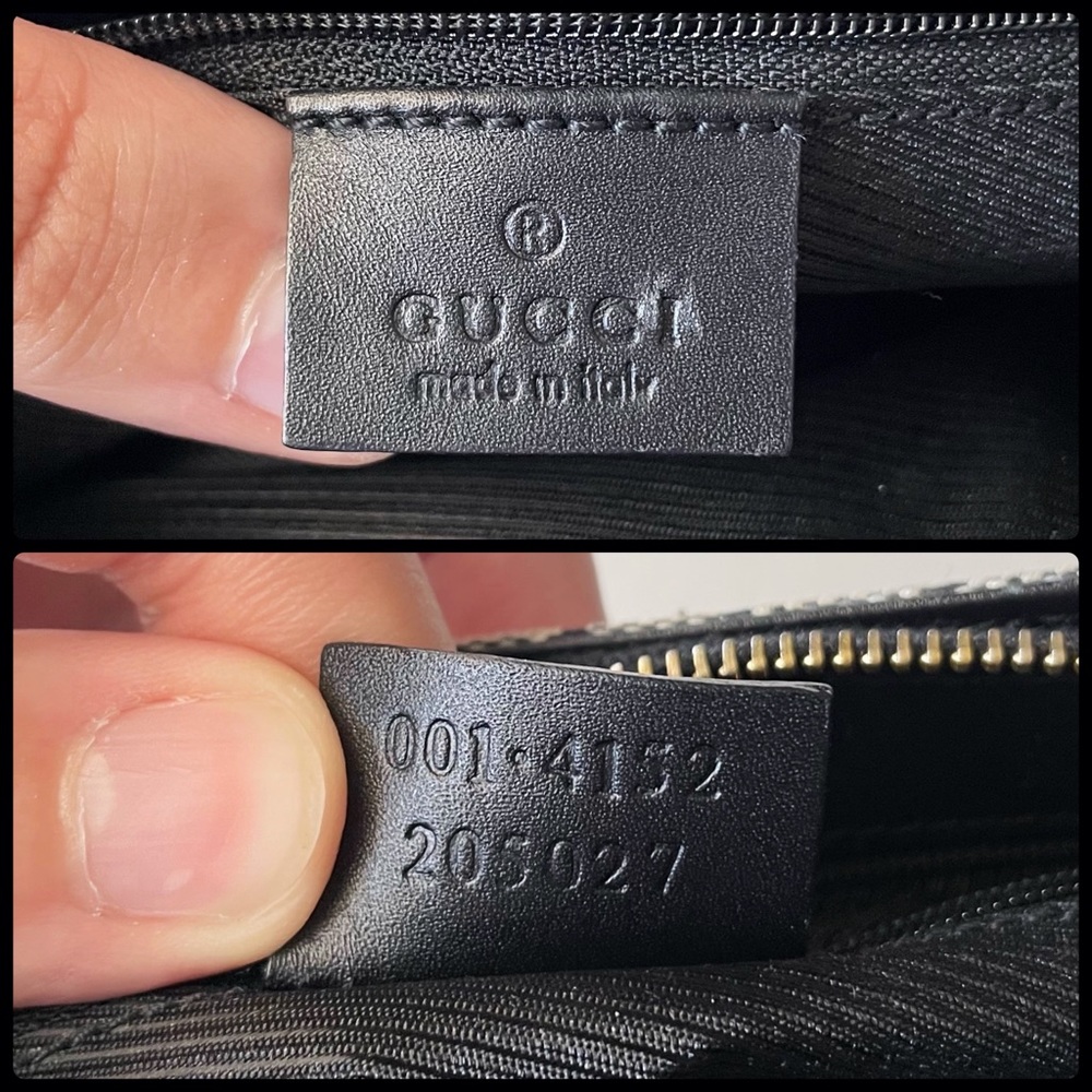 💥SOLD💥 GUCCI Vintage Y2K Black GG Monogram Shoulder Bag - Picture 11 of 11